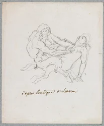 Satyr and Faun Embracing